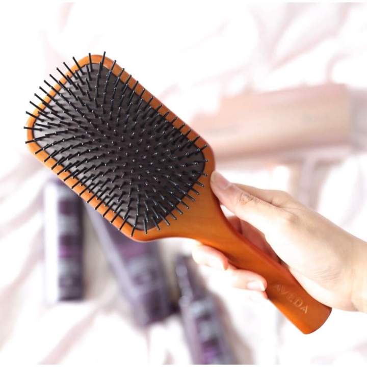 หวี-aveda-wooden-paddle-brush-แท้