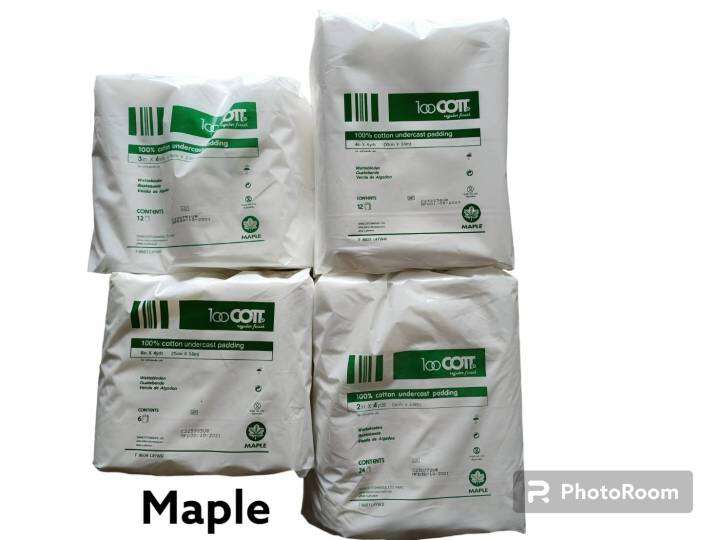 maple-สำ-ลีรองเฝือกขนำด-3-x-4-หลำ-1-โหล-ถุง-สำ-ลีรองเฝือกขนำด-4-x-4-หลำ-1-โหล-ถุง