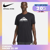 Nike Unisex Dri-fit Trail FS Tee - Black