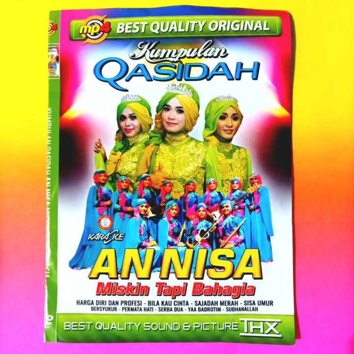 Kaset Mp4 Video Musik Lagu Qasidah Nasida Ria Terbaru Kaset Dvd Lagu