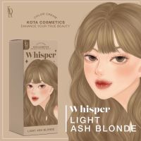 ?สีย้อมผมออแกรนิค สีWhisper(light ash blond) by kota cosmetic