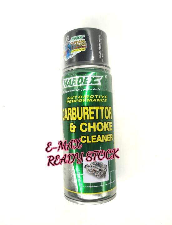 HD888 HARDEX CARBURETTOR & CHOKE CLEANER SPRAY 400ML CARBURETOR