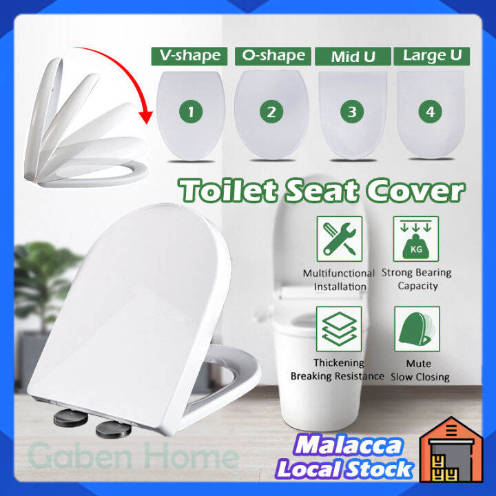 Universal Toilet Seat Cover Thickened Quick Release U O V Shape