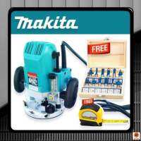 เราท์เตอร์ เครื่องเซาะร่อง Makita รุ่น 3612BR แถมดอก 12 ดอก + ตลับเมตร Stanley รับรองงานหนัก!! รูปทรงออกแบบมาให้เข้ากับสรีระศาสตร์