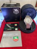 TAG HEUER Automatic 200 Meters Kingไซร์ ตัวเรือนสแตนเลส นาฬิกาผู้ชาย มือสองของแท้