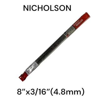 NICHOLSON ตะไบกลม ลับโซ่เลื่อย 3/16" ( 4.8มม ) แพ็ค 3 อัน ของแท้