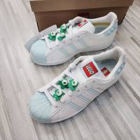 ??พร้อมส่ง??Adidas Superstar x Lego สีฟ้า ดีเทลละเอียด 
สวยกลมกล่อมมาก