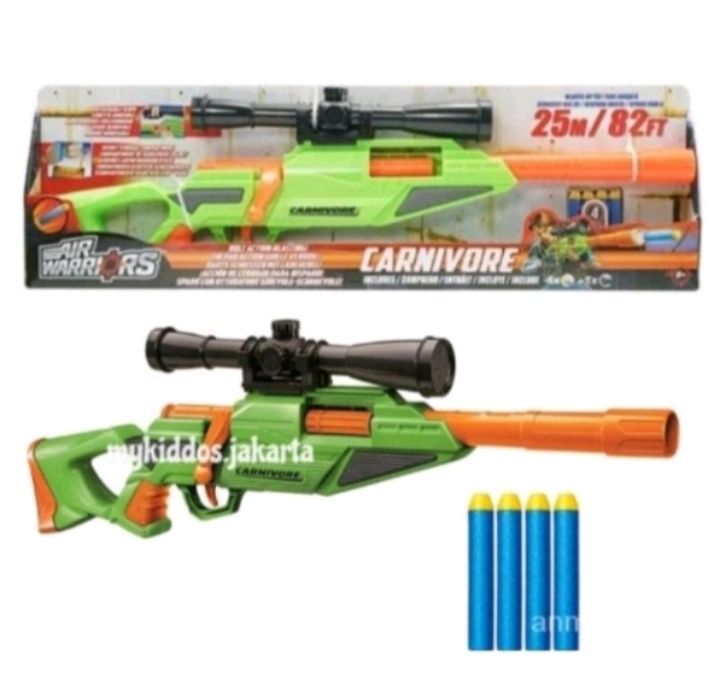 Air Warriors Carnivore Sniper Nerf Gun, snipers nerf guns