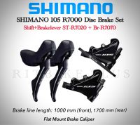 มือเกียร์ดิสก์เบรค SHIMANO 105 R7020 BRAKESET สินค้าบริษัท