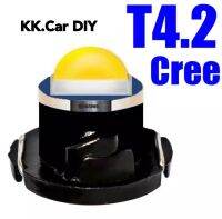 CREE หลอดไฟ LED ขั้ว T4.2 คุณภาพสูงสำหรับ หน้าปัดรถยนต์ แผงสวิตซ์แอร์ ใช้ได้กับ TOYOTA VIGO Fortuner vios YARIS Altis