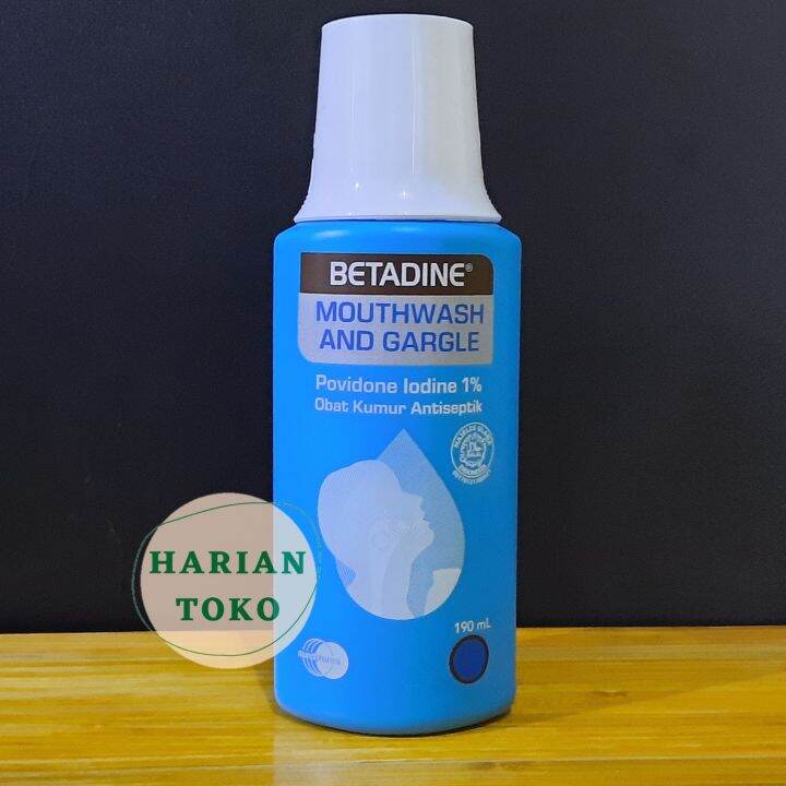 Betadine Mouthwash And Gargle 190 ml Obat Kumur Antiseptik Lazada