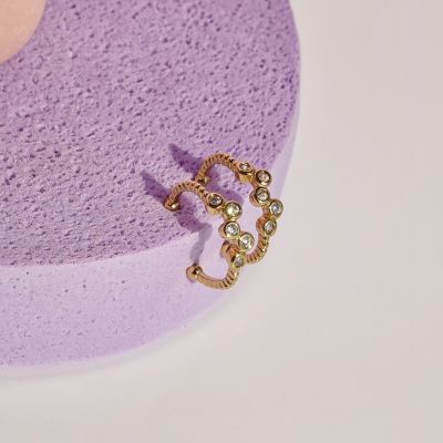 RINDA - Bubble gem cuff (ต่างหูหนีบ)