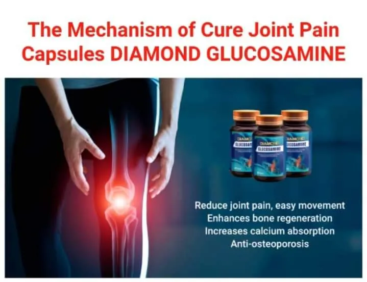 DIAMOND GLUCOSAMINE60 Capsules/Bot(Supports increased joint fluid