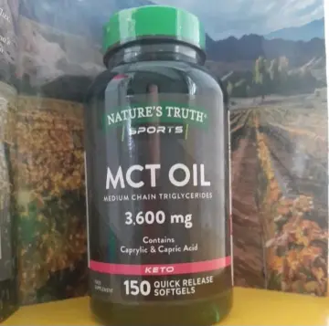 MCT Oil 3600 mg (Medium Chain Triglycerides)