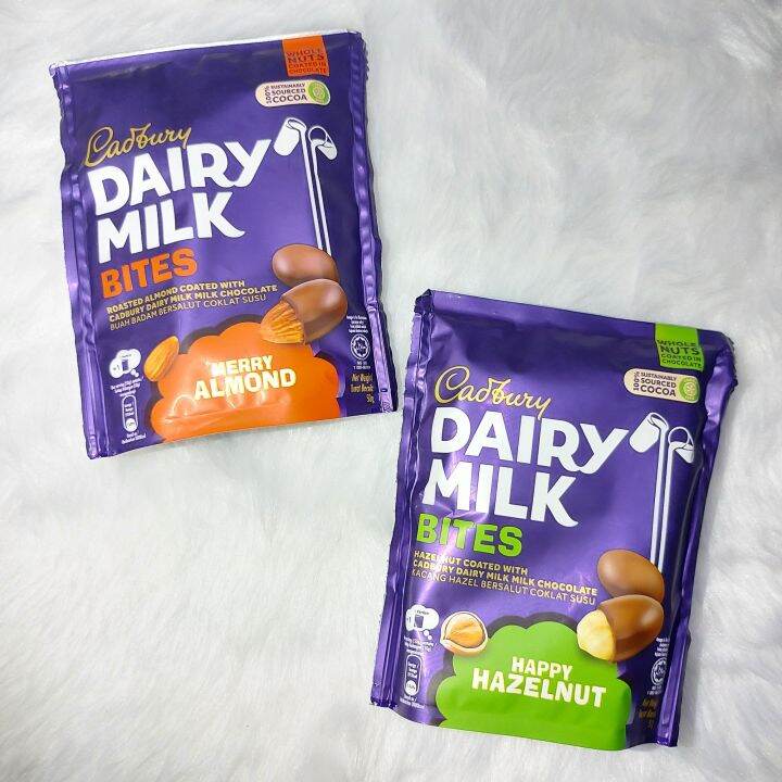 Cadbury Dairy Milk Bites Hazelnut/Almonds 50g Lazada PH