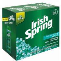 Irish Spring Bar Soap 3 x 104.8 g สบู่ไอริสปสริง 1แพ็คมี3ก้อน (5สูตร สินค้ามีตัวเลือก)