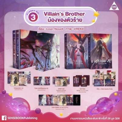 <พร้อมส่ง> นิยายวาย Villains Brother น้องของตัวร้าย (เล่ม 1-2 จบ)