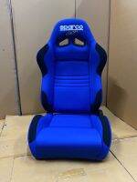 เบาะเเต่ง Sparco-corza หูแยก ขิบ3จุดสีน้ำเงิน เเยกข้างซ้าย-ขวา ราคาต่อข้าง