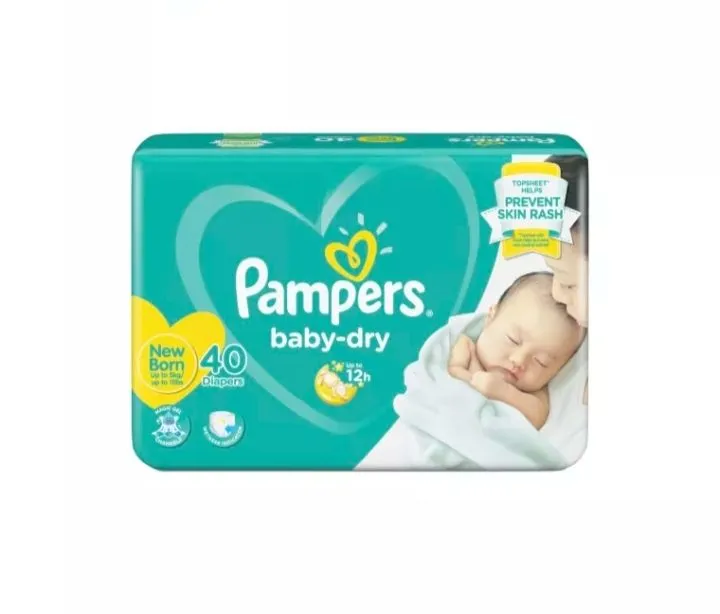 Pampers babydry tape disposable diaper for Newborn 40pcs Lazada PH