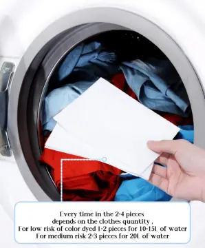 Color Catcher Sheets Dye Trapping Sheets Washing Machine Proof Color  Absorption Sheet Anti Dyed Cloth Laundry Washing Tool