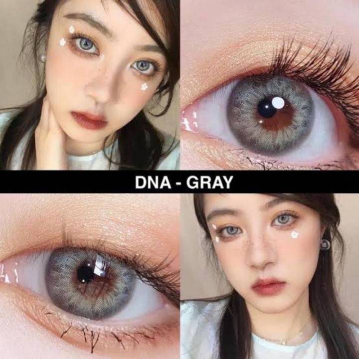 คอนแทคเลนส์-dna-brown-gray-ขนาด14-2-มีค่าส่ยตาและสายตาปกติ-ยี่ห้อ-wink