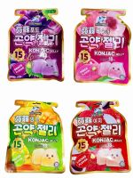 Konjac Jelly เยลลี่บุก เยลลี่โลมาสุดฮิต เพิ่มปริมาณเป็น 300 กรัม 1 ซอง มี15 ชิ้น  รสหอมของผลไม้ อร่อย แคลอรี่ต่ำ ไม่อ้วน อยู่ท้อง เหมาะสำหรับท่านที่ต้องการลดน้ำหนักแต่ยังอยากทานของหวาน #อร่อยมาก #มีฮาลาล