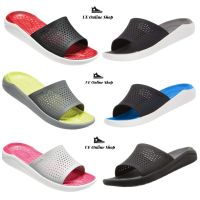 Crocs LiteRide Slipper รองเท้าแตะสวม รองเท้าครอส์ รองเท้าเพิ่อสุขพาบ รองเท้าผู้หญิง รองเท้า crocs รองเท้าเบา พื้นนี่มดี ใส่สบายมาก ใช่ดีมาก