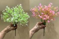 พร้อมส่งดอกยิปโซพลาสติก ยิปซีปลอมช่อใหญ่ฟู ดอกคัตเตอร์ ดอกยิบ ดอกไม้ตัวแต่ง ดอกไม้ปลอม ดอกไม้พลาสติก ดอกยิปโซปลอม คัตเตอ