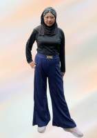 กางเกงขายาวผู้หญิง กางเกงผู้หญิง กางเกงผ้า กางเกงทำงาน กางเกงแฟชั่น กางเกงมุสลิม การเกงสาวอวบ