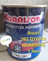 สีเบอร์ 1B2 TOYOTA (1ลิตร) MORRISON