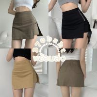 innimollystudio (พร้อมส่ง☄️) ♡ กระโปรงกางเกงทรงเอ kylie skirts?#IM701