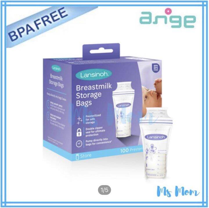 Lansinoh Breastmilk Storage Bags (100pcs) Lazada Singapore