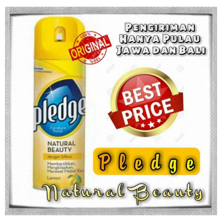 Pledge Furniture polish Lemon AerosolLemon Pledge Motor 330 g Lazada