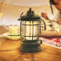 โคมไฟแคมป์ปิ้ง ตะเกียงแบตเตอรี่ในตัว หรี่แสงได้ Camping Lamp