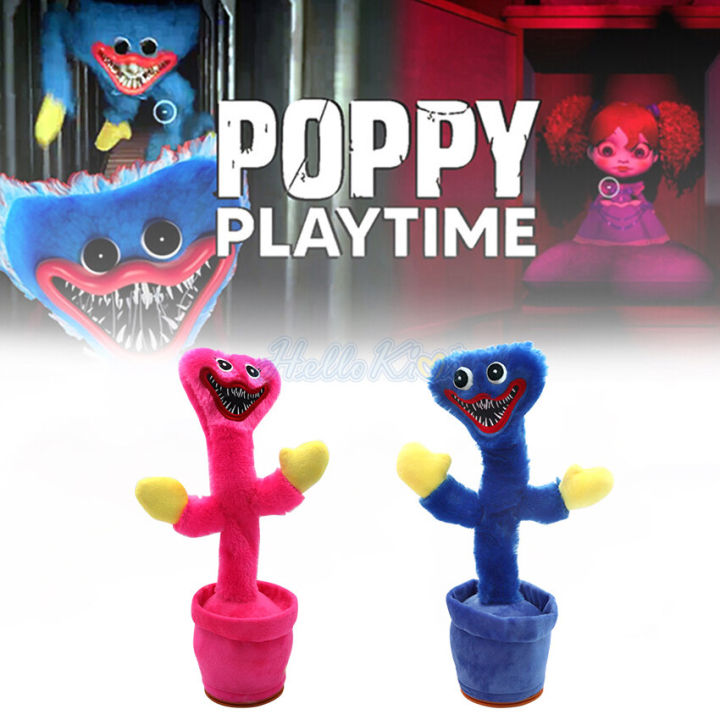 New Funny Poppy Playtime Huggy Wuggy Plush Doll with Singing and