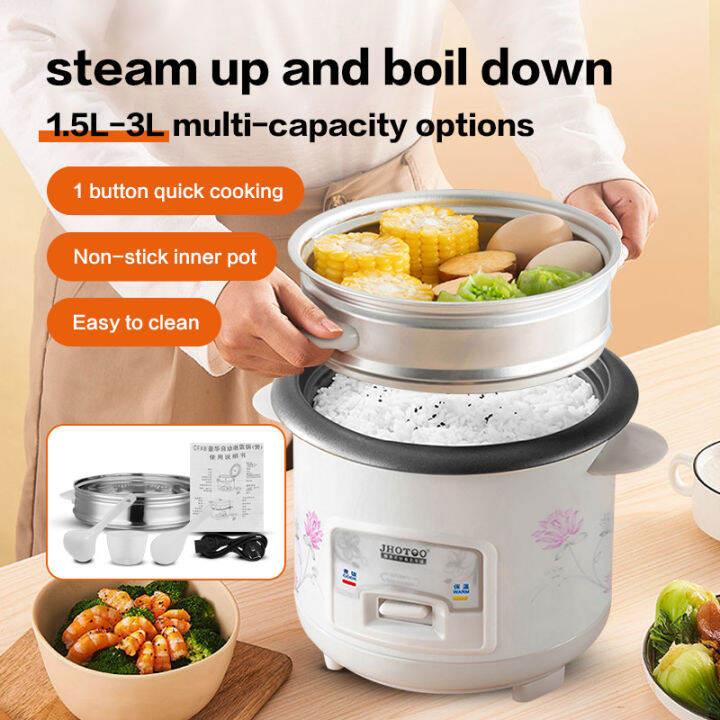 3L rice cooker with steamer mini rice cooker multifunctional electric