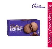 Cadbury Chocobakes ChocFilled Cookies คุกกี้อบกรอบสอดไส้ครีมช็อคโกแลต กล่องขนาด150กรัม ขนมนำเข้า