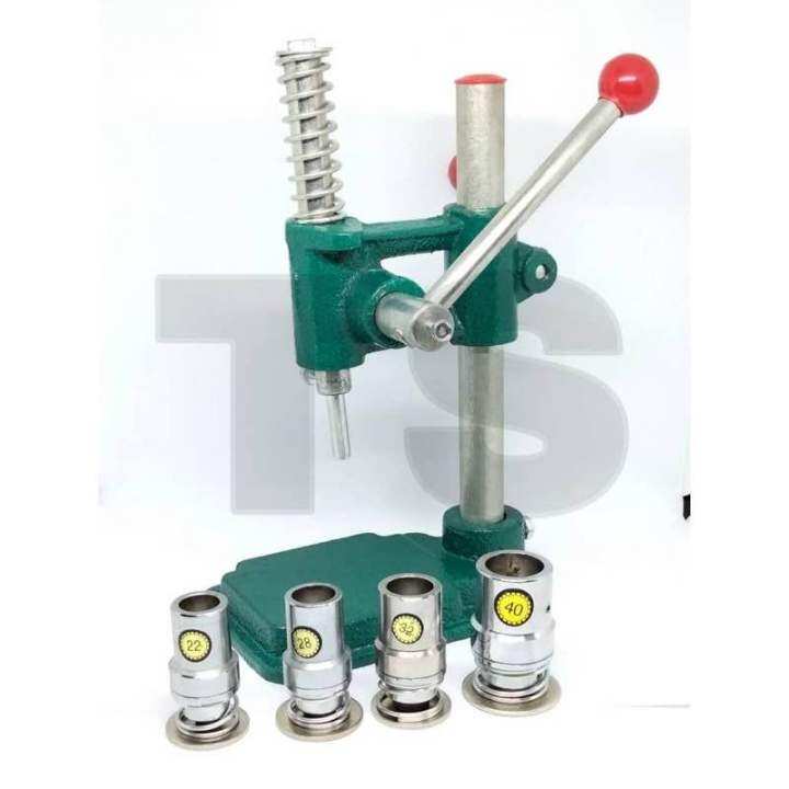 mesin pembalut balut butang bungkus button cover press machine button ...