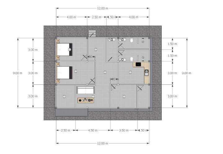 แบบบ้านโมเดิร์น-1-ชั้น