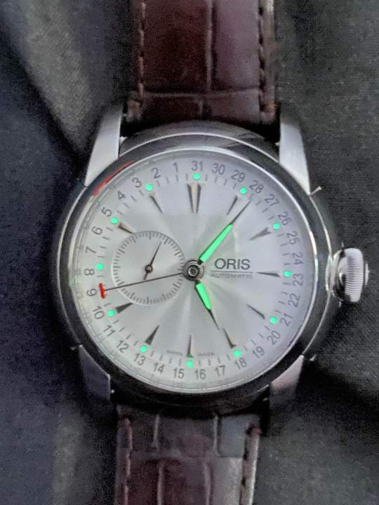 oris-big-crown-automatic-27-jewels-ตัวเรือนสแตนเลส-นาฬิกาผู้ชาย-มือสองของแท้