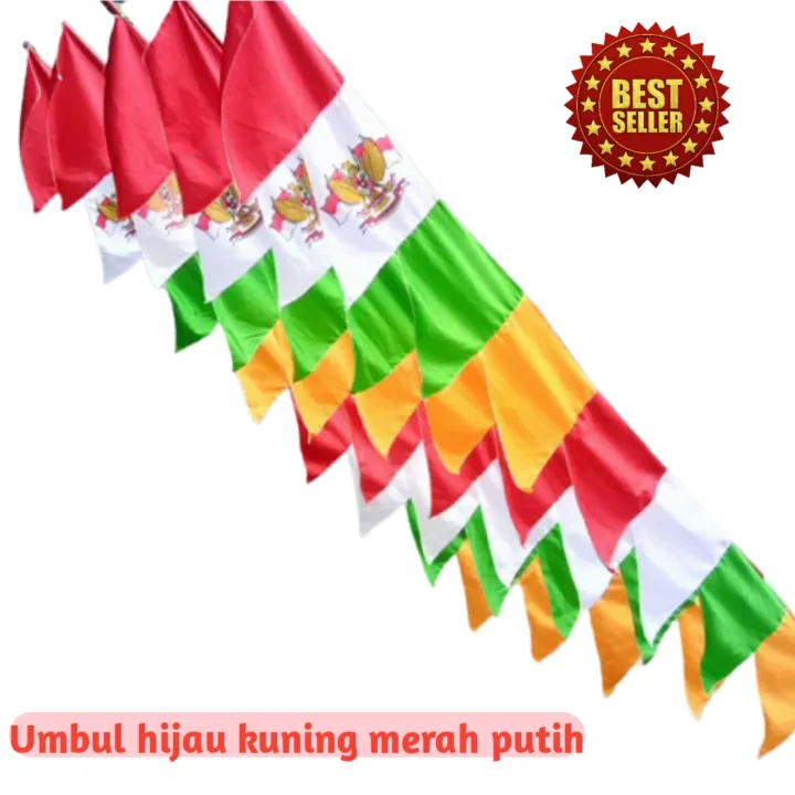 BENDERA UMBUL UMBUL BENDERA BANDIR UMBUL UMBUL KUDA LAUT Bendera Merah ...