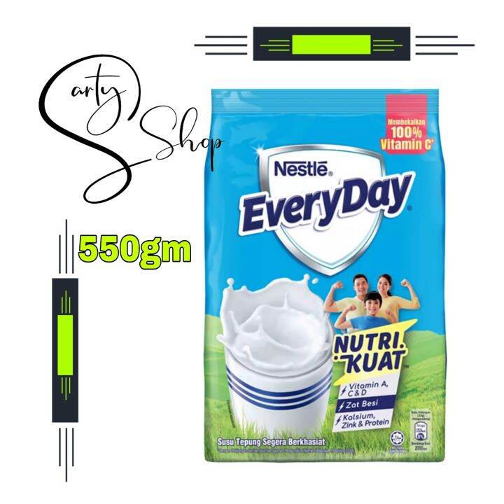 NESTLE Everyday Milk Powder 550gm Milk Powder Everyday | Lazada