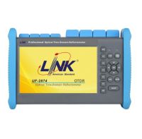 OTDR Link UF-2874 F.O. PROFESSIONAL OTDR (1310/1550/1625 nm.) Full Option