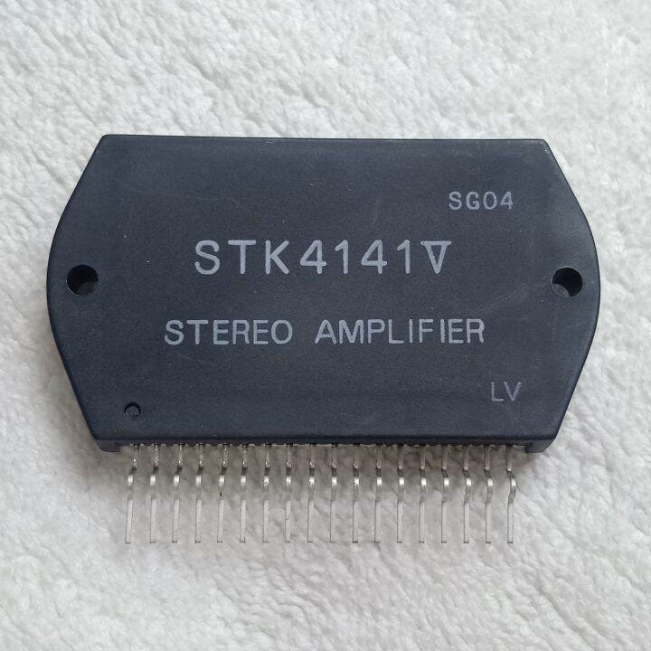 ORIGINAL STK4141V 2-CHANNEL AF POWER AUDIO AMPLIFIER IC 2x25W 18PINS
