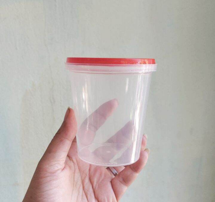20-ใบ-กระปุกพลาสติกใส่อาหาร-ขนาด-335-ml-ฝาปิด