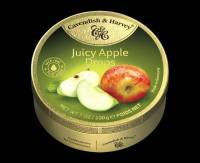 Cavendish &amp; Harvey ลูกอมผลไม้  รสผลไม้รวม  (รสแอปเปิ้ล2สี) Juicy Apple Drops สินค้านำเข้า