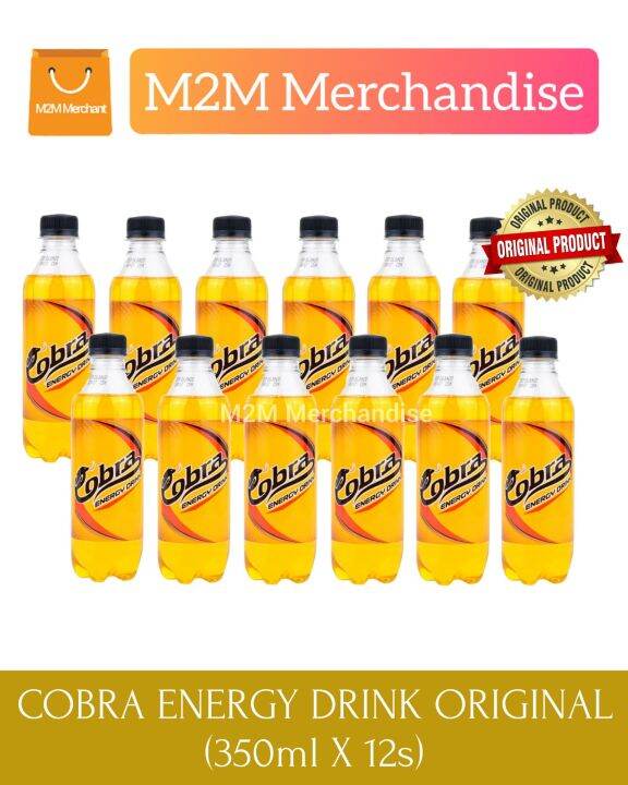 Cobra Energy Drink Original 350ml X 12s Lazada Ph