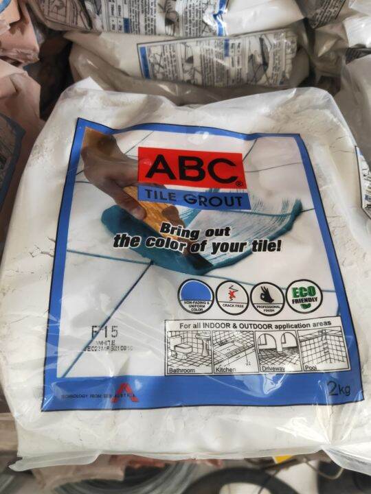 ABC TILE GROUT one bag 2kls | Lazada PH