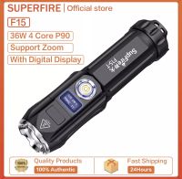 ของแท้ SupFire Shenhuo F15 ไฟฉาย USB ซูมชาร์จไฟได้ Mini Outdoor Outdoor Long Shot ซูมหลอดไส้เลื่อนกำลังสูง