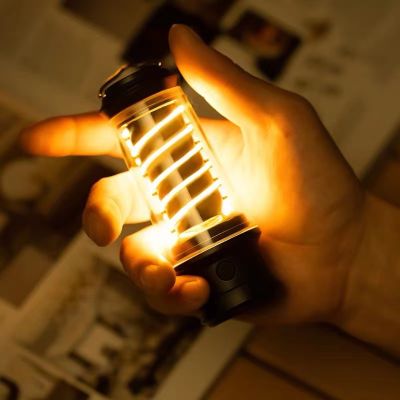 mini camping lenten โคมไฟ LED  กันน้ํา ชาร์จ USB สําหรับตั้งแคมป์